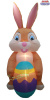 12 Foot Easter Bunny with Egg Airblown Inflatable